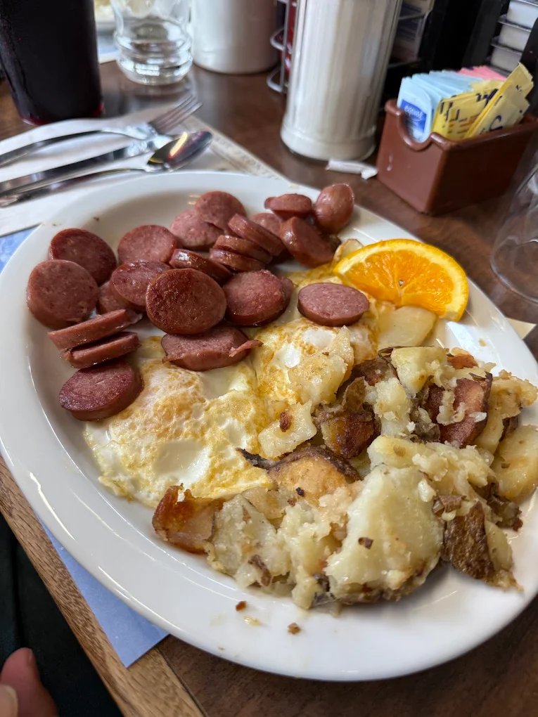 Reindeer Sausage & Eggs